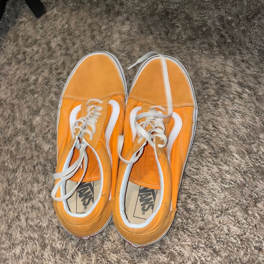 Golden yellow mens old skool vans